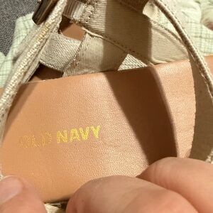 Old Navy Cream Strappy Sandals
